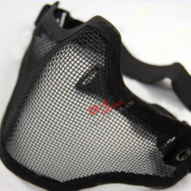 TMC Strike Steel Half Face Mask-Black G37